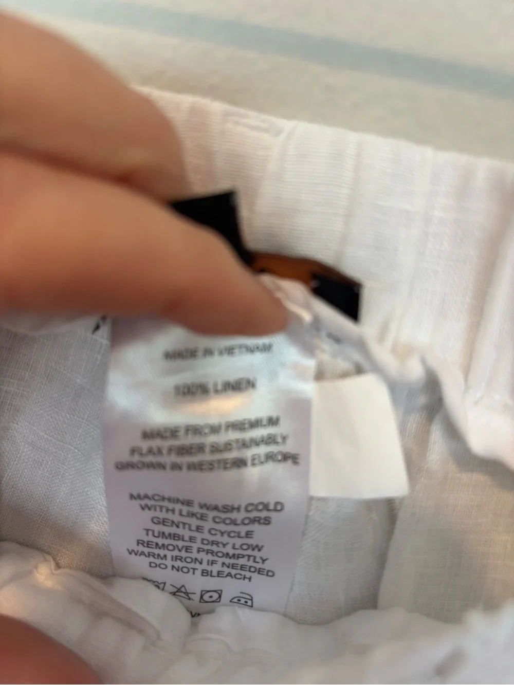 Quince White Linen Relaxed Women's Pants